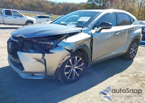 2015 Lexus Nx 200T F Sport из США, поврежденный, VIN JTJBARBZ6F2014985